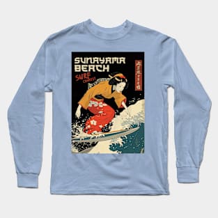 Geisha surfer Long Sleeve T-Shirt